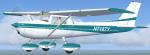 FSX Cessna 152 Blue and White Textures